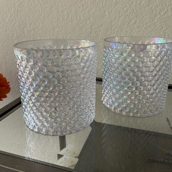 Frosted Glass bubble vases - Picture 2 of 3